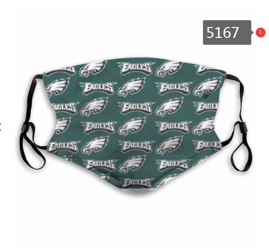 2020 NFL Philadelphia Eagles #6 Dust mask with filter->nfl dust mask->Sports Accessory